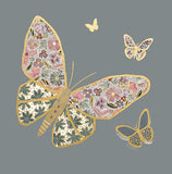 Cartes vierges – Paquet de 8 – Papillon fleuri