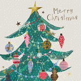 Cartes de Noël - 10 cartes - Pile de cadeaux / Sapin de Noël