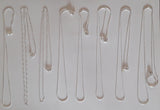 Jewellery - 925 Silver Chain - Choice of Styles and Lengths